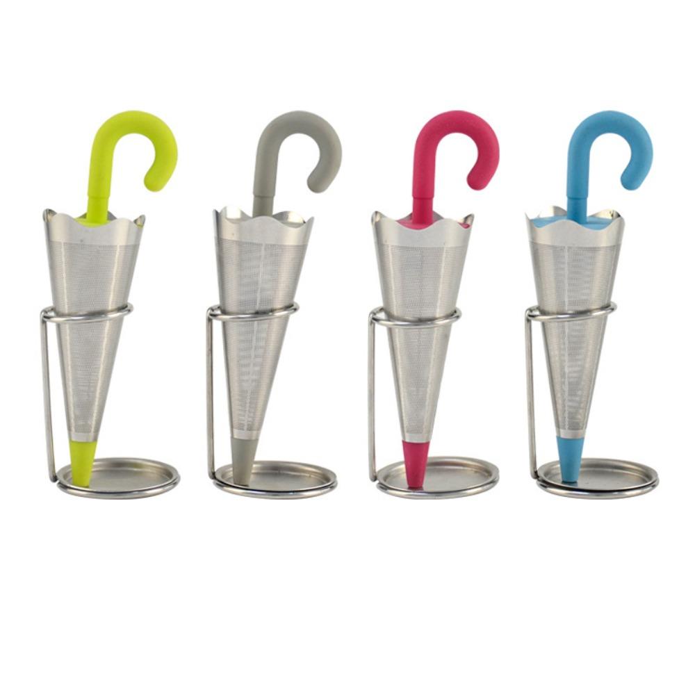 Fine Mesh Tea Strainer with Bracket Mesh Tea Maker Teaweare Umbrella Shape Tea Infuser  Spice