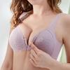 Front Buckle Plus Size Bra Underwear Lace Sexy Push Up Bra No Steel Ring Women's Underwear Bra
