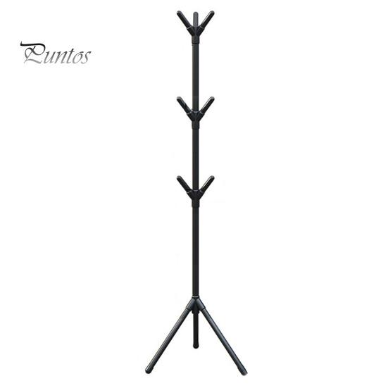 Многофункциональная вешалка для одежды с крючками, вешалка для пальто, высокая устойчивость, регулируемая высота, простая сборка, отдельно стоящая вешалка для хранения одежды