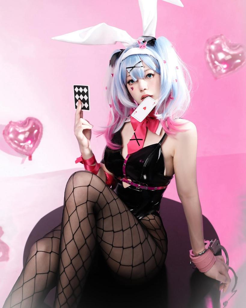Кроличья нора Косплей с париком MIKU Bunny Girl Косплей Костюм Взрослый Костюм Культурный Фестиваль Событие Костюм Сценическая Одежда Кроличья нора Косплей Нора с