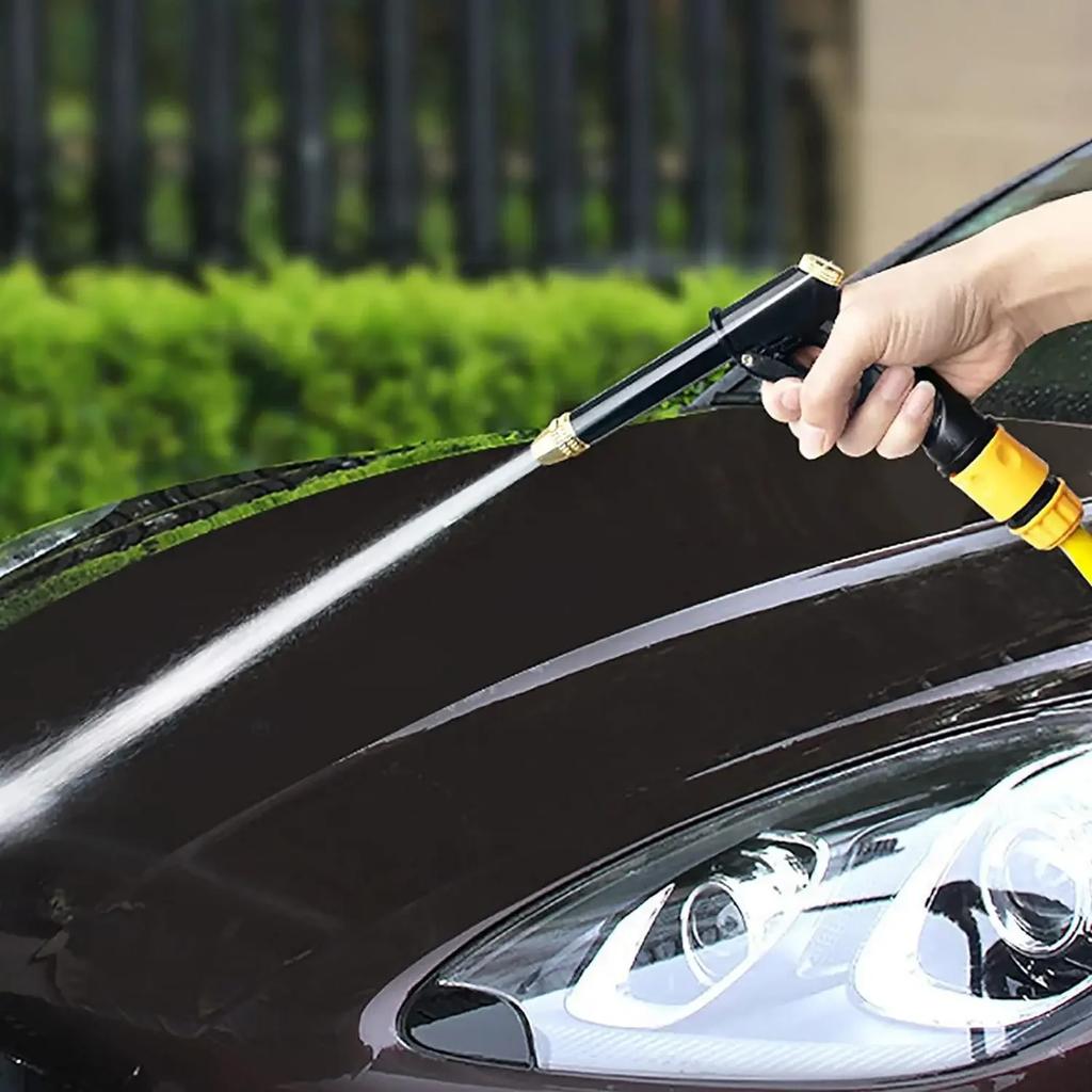 1 шт. Портативный водяной пистолет высокого давления, регулируемый, для чистки, мойки автомобилей, полива сада, насадка для шланга, распылитель, пеногенератор