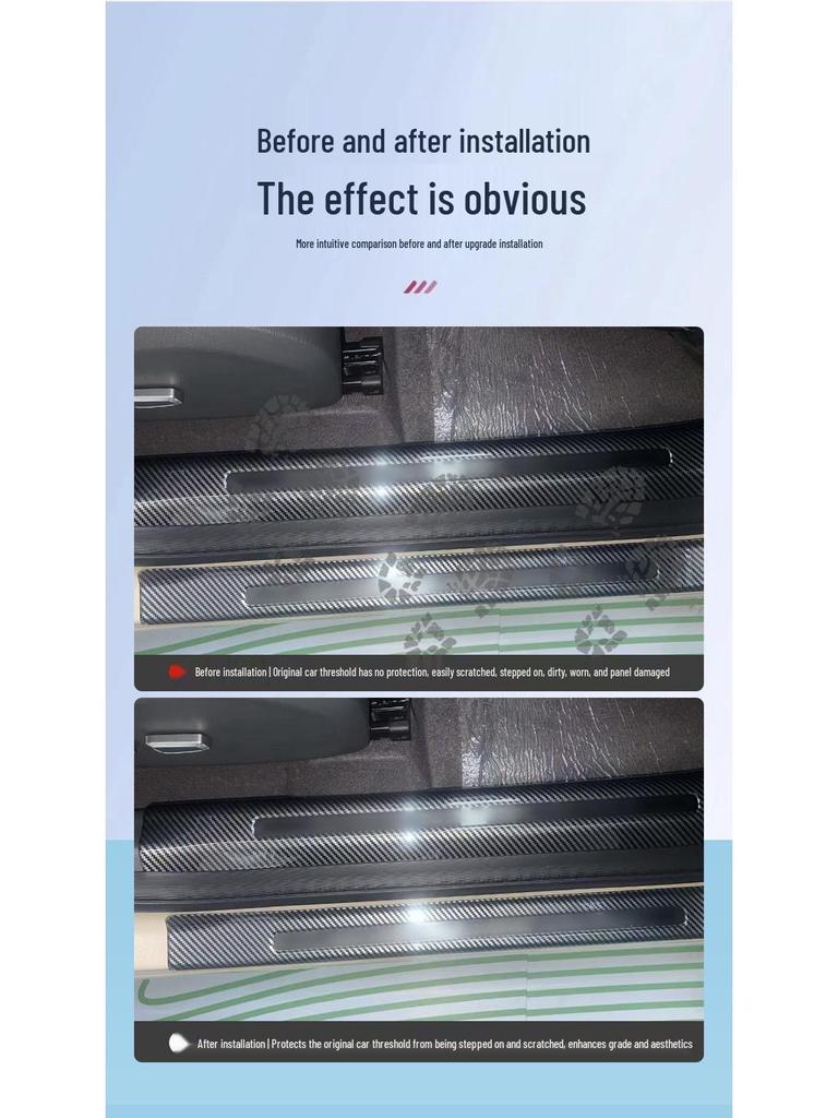 Nano 06 Threshold Strip: Welcome Pedal, Trunk Guard, and Tail Door Protection Trim