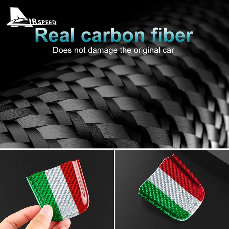 Italian Color Real Hard Carbon Fiber Trim Cover for Fiat 500 Abarth 595 695 Car Interior Trim Accessories
