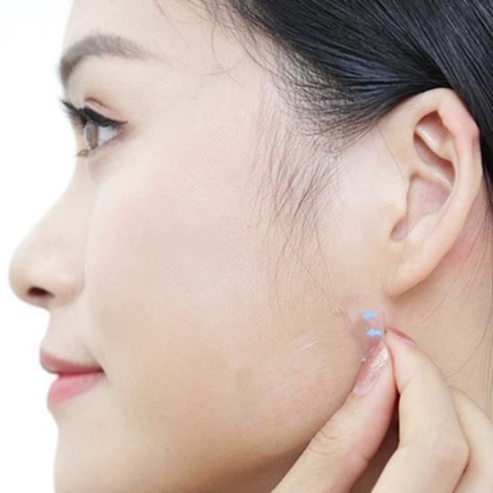 Yousheng 200 шт. укрепляющий пластырь для лица, простой в использовании, легкий, удобный, эффективный, против морщин, портативный, V-образный, невидимый пластырь для наружного применения