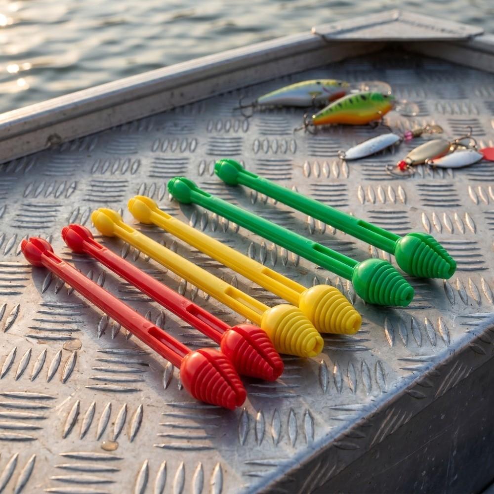 6PCS Red Yellow Green Fishing Dehooker Plastic Fishing Unhook Extractor Fishing Accessories