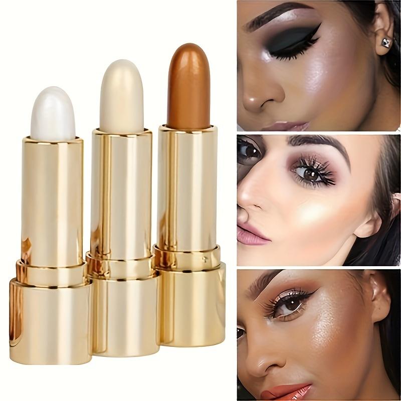 3 цвета Brighten Highlighter Bar Cosmetics Face Contour Bronzer Shimmer Highlighter Stick Concealer Cream Beauty Makeup Product