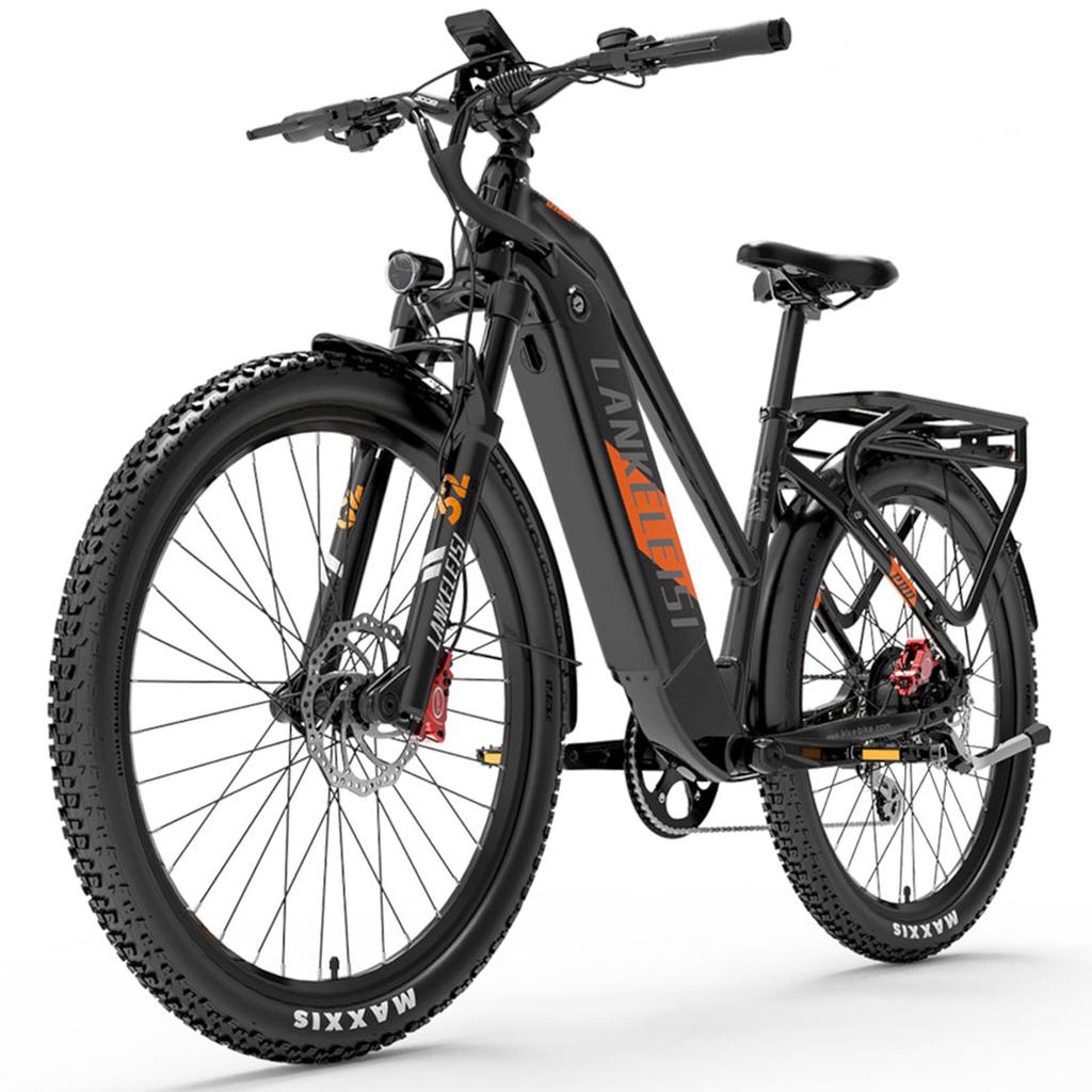 Электровелосипед Lankeleisi 27.5" Мотор 500 Вт Взрослый Ebike 48V 20AH 7 Скоростей Грузоподъемность 150 кг Максимальная скорость 40 км/ч MX600 Pro