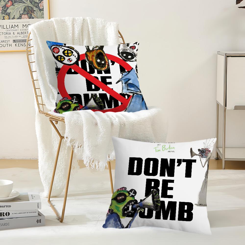 Rapper AAsap RRockyS Dont Be Dumb Pillow Case Suitable For Bedrooms Living Rooms Cars Home Decoration