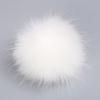 Faux Women Diy Raccoon Fur Pom Poms Ball For Knitting Beanie Hats Accessories