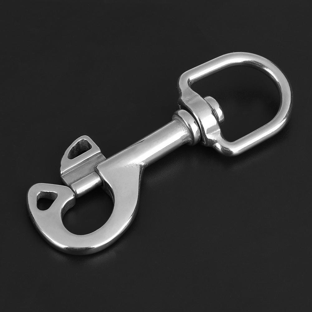 95mm 316 Stainless Steel Hook Swivel Snap Bolt Kit Scuba Diving Accessory