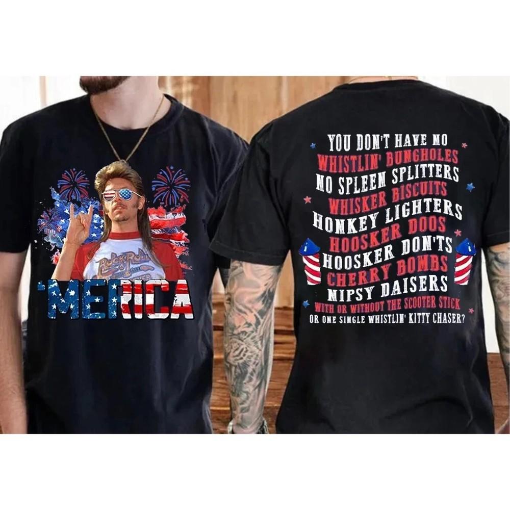Футболка Joe Dirt с принтом ко Дню независимости США, стиль Merica, фейерверк, унисекс, размеры S-4XL