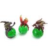 [J9947] - Набор из 3 зеленых «Мистических драконов».