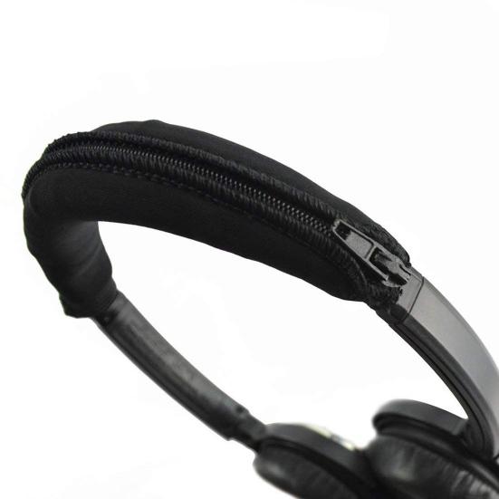 Universal Zipper Headset Headphone Headband Cover Cushion Pad Replacement Parts