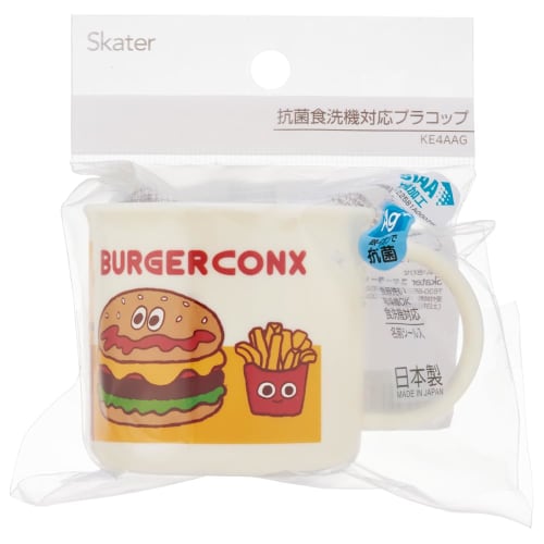 Skater Antibacterial Cup 200ml Burger Conks Friends Dishwasher Safe Made In Japan KE4AAG-A