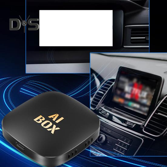 Беспроводной адаптер для Android Auto преобразует проводное соединение в беспроводное для Carplay, поддерживает Netflix, карты TF/USB, голосовое управление, сенсорное управление на рулевом колесе
