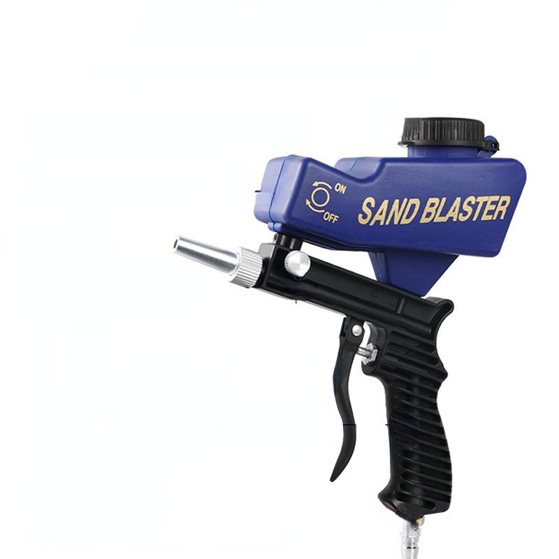 ALLSOME Sandblasting Gun 90 Psi  Adjustable Portable Sand Blaster Paint Spray Machine Gravity Pneumatic Blasting Gun Set