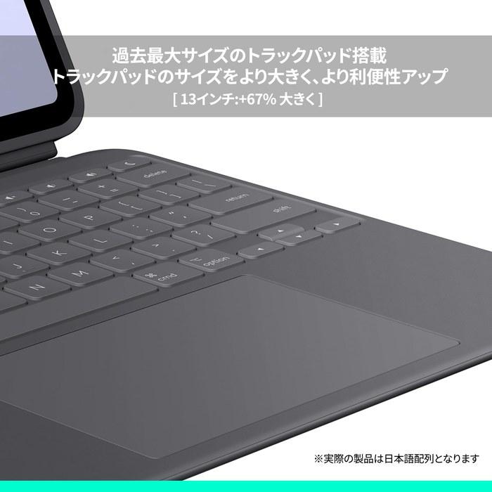 Чехол-клавиатура Logitech Combo Touch для iPad Pro 13 дюймов M5/M4 iK1276GRA, Японская раскладка, Графит