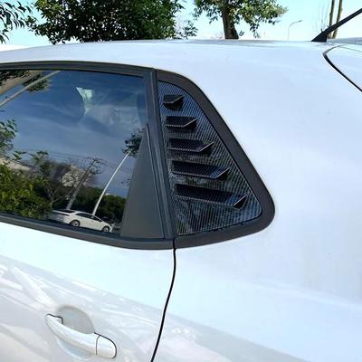 Для VW Polo MK4 9N MK5 6R 6C Polo MK6 солнцезащитный козырек на заднее треугольное окно автомобиля, спойлер на боковое окно, накладка, жалюзи, комплекты кузова, шторы