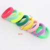 100 шт. эластичная детская веревка для волос ярких цветов, круг для волос, детские аксессуары для волос