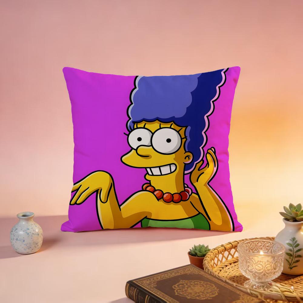Popular TThe Simpsonsful Cushion Cover Premium SkinFriendly Pillow Case MultiPurpose for Home Office Travel