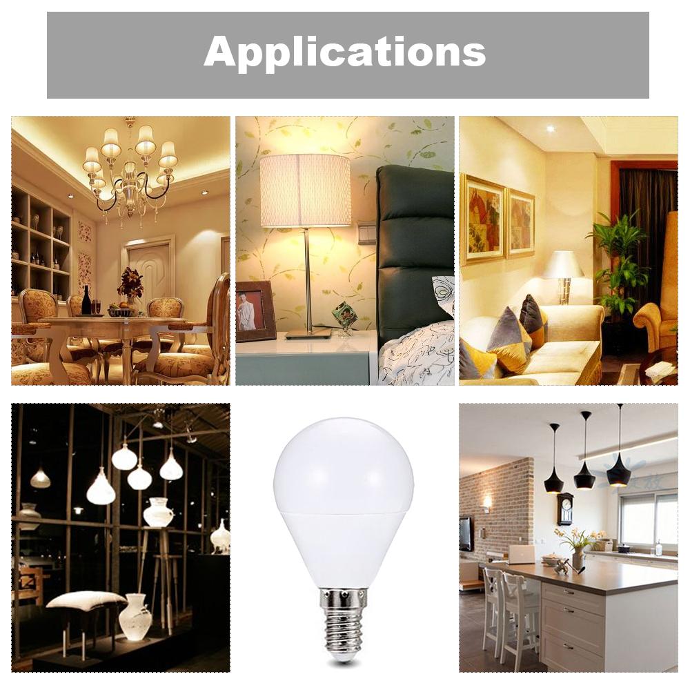 220-240 V LED Light Bulbs 7W E14 LED Spotlight Bulb Lamp Globe Light Bulbs Frosted LED Filament Indoor Bulb for Ceiling Lighting Warm White 1Pc