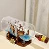 Ship In A Bottle Drifting Boats Building Blocks Brick Lepinblocks Childrens Educational Toys Christmas Gifts Boys