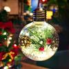 Рождественское украшение LED световые шары мягкое окружающее свечение небьющийся ПВХ праздничные огни праздничный светящийся шар