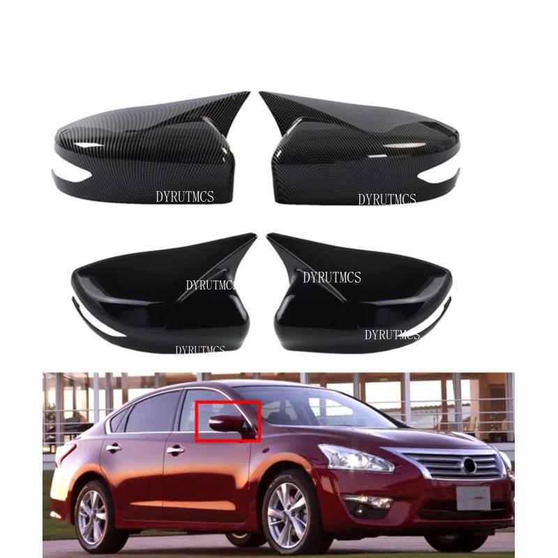 Fit For NISSAN Altima 2013-2018 Sentra/Sylphy 2016- Car Mirror Cover Rearview Side Mirror Cover Wing Cap Rear View Trim