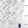Strata Liquid White Игровой коврик для мыши Настольные гаджеты Коврик для мыши Офисные принадлежности Коврик для мыши Ковер для мыши Компьютерный коврик Игровой сетап