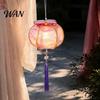 Team Building Art Project Spring Festival Lantern DIY Material Kit, Light Up Handmade Persimmon Shaped Hanfu Accessory Photo Prop with Tassel
