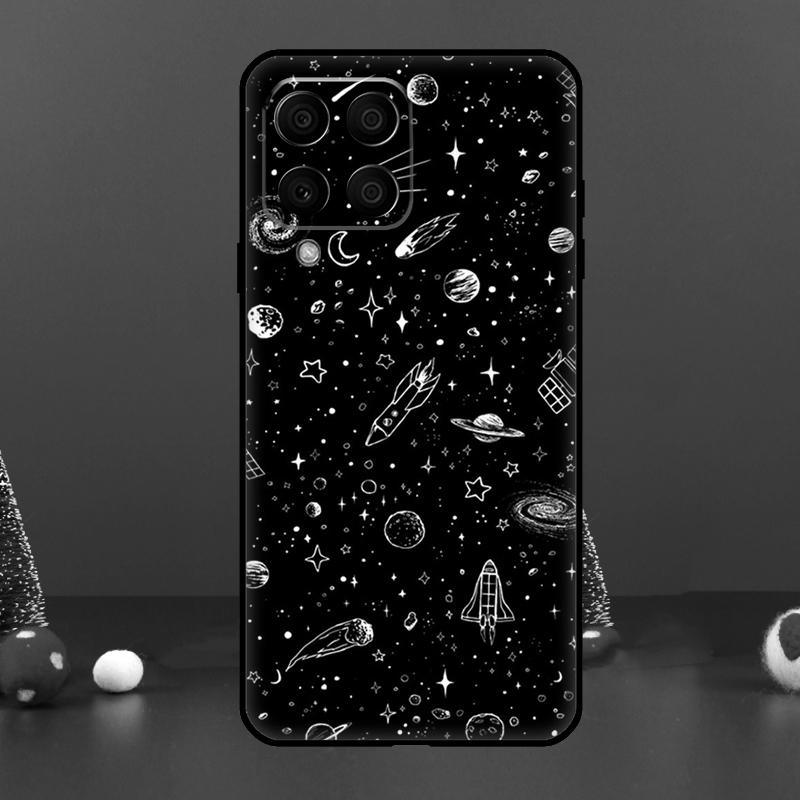Магическое Космическое Лунное Планета Для Samsung Galaxy M06 M16 M14 M34 M54 M11 M21 M31 M13 M33 M35 M53 M55 M15 M12 M32 M52 Чехол