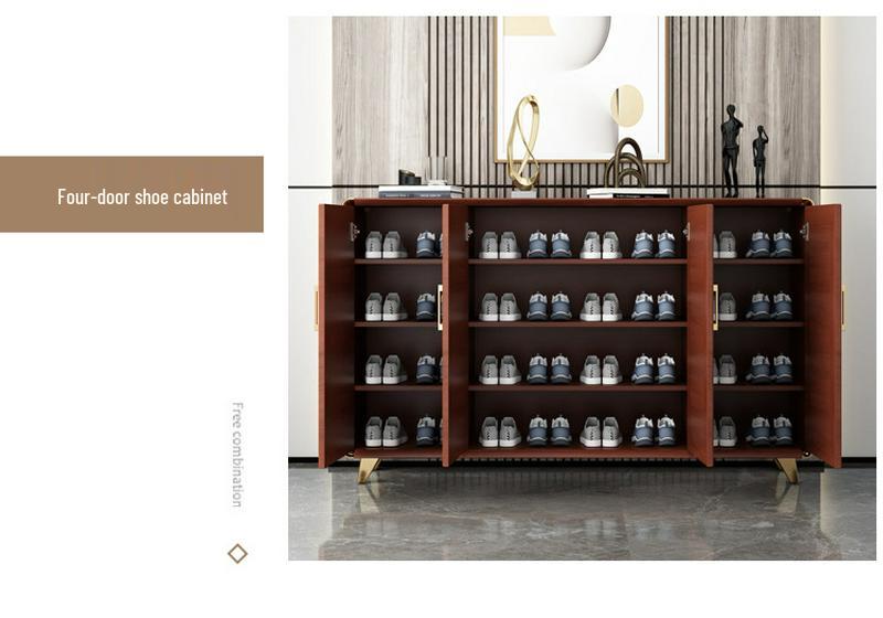 All-Aluminum Waterproof Shoe Cabinet for Indoor/Outdoor Use, Pre-Assembled, Modern Design