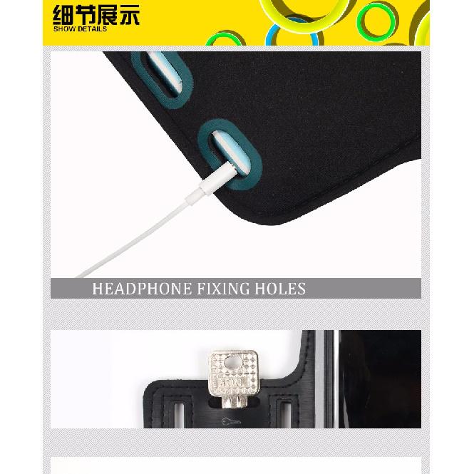 Sport armband case mobile phone holder for running smartphone cell phones women's handbags sports sling for mobile 6