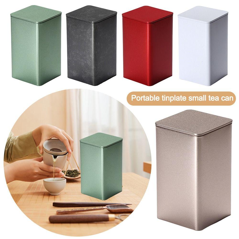 Tinplate Tea Jar Large Capacityf Sealed Tea Can Hiqh Quality Tea Tin for Home&Travel