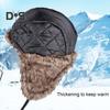 Men Winter Lei Feng Hat Thickened Plush Ear Protection Fuzzy Faux Fur Windoroof Waterproof Heat Retention Outdoor Skiing Skating Snowboarding Hataily