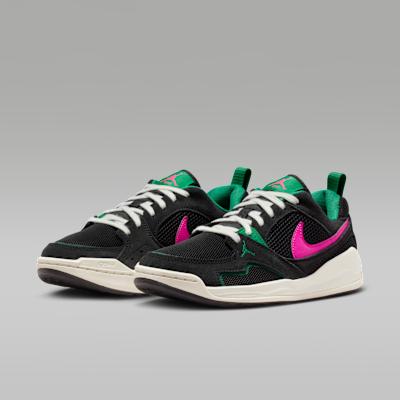 Jordan CMFT Era Casual Shoes Women's Black Pink Green