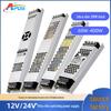 Ультратонкий светодиодный импульсный источник питания DC12V/24V, 60W-400W