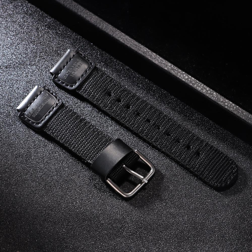 Нейлоновый ремешок для Casio для часов F-91W W-800H SGW400 F91W F84 F105/108/A158/168 AE1200/1300 18 мм Кожаный ремешок Браслет для мужчин и женщин