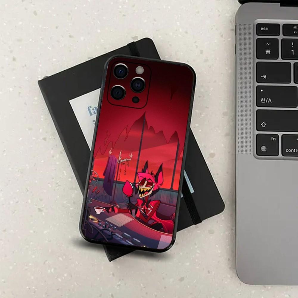 H-Helluva B-Boss Phone Case For Apple iPhone 15,14,13,12,11,Pro,X,XS,Max,XR,Plus,Mini Soft Black Cover