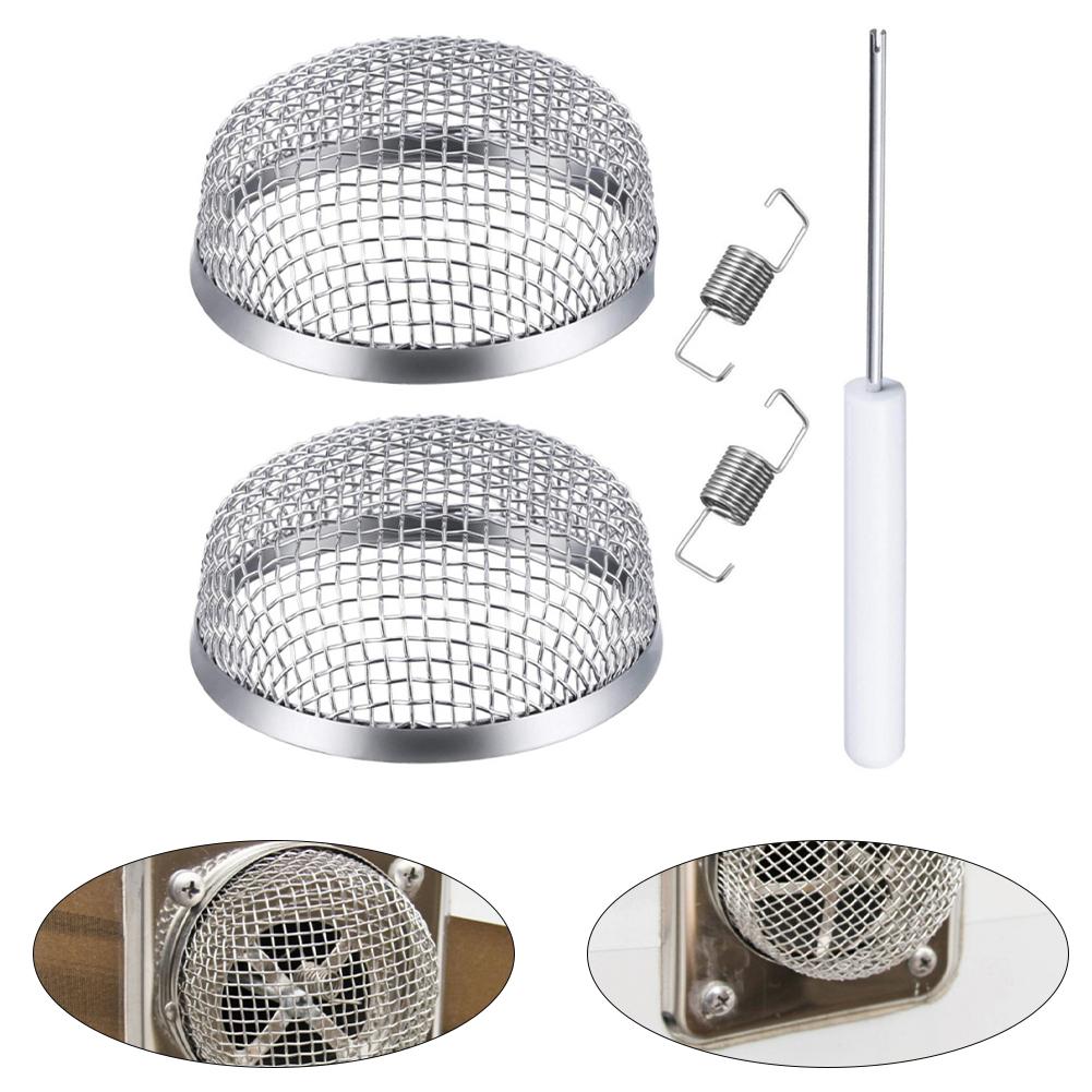 2.8 X 1.2 Inches Exhaust Vent Screen Easy Installation Vent Cover Compressor Replacement Part Effective Protection