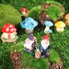 Garden Mini Accessories Micro Landscape Miniature Mushroom House Mushroom Figurines Gnome Terrarium