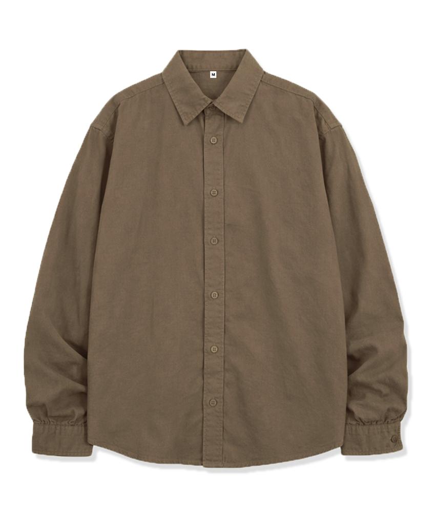 NTET Pigment Soft Shirt (Brown)