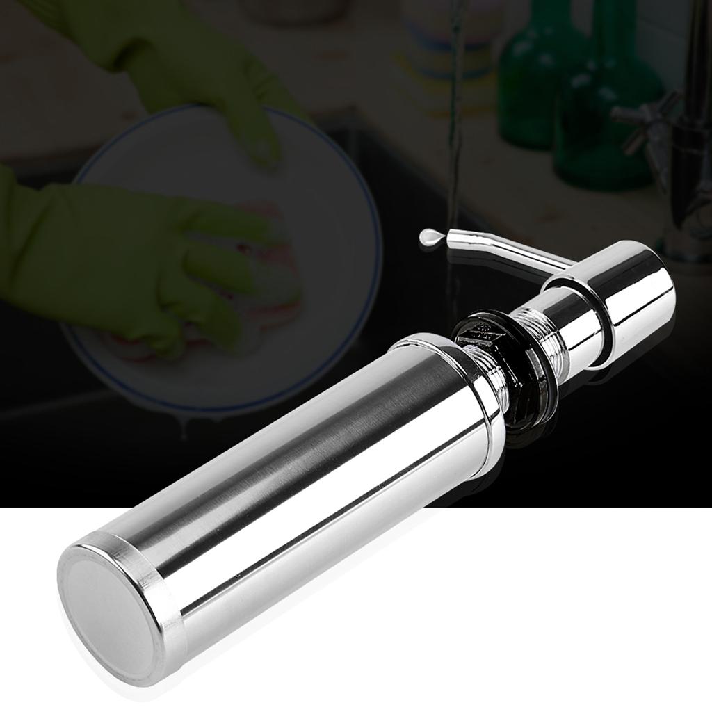 250 мл Нержавеющая сталь Дозатор для жидкого мыла Бутылка Кухня Ванная Комната Душ Лосьон Шампунь Насос