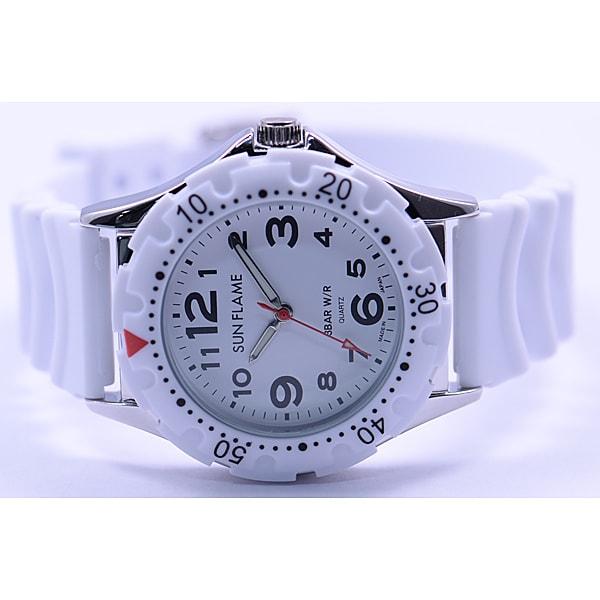 J-AXIS MJG-D87 Men's Quartz Wrist Watch - White / Black MJG-D87-W MJG-D87-BBK Gift Casual Business Sports Student