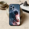Чехол для телефона L-Levi A-Атака Титанов Для iPhone 17 16 15 14 13 12 Max Plus Силиконовый Черный Чехол