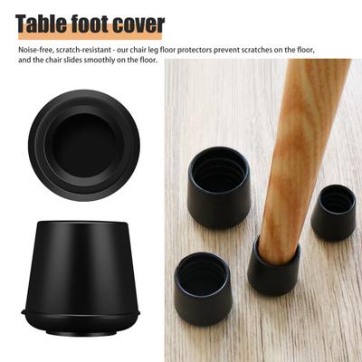 12 шт. накладок на ножки стульев, защитные накладки на ножки табуретов, износостойкие, устойчивые к царапинам, простая установка, защитные напольные накладки, нескользящие накладки на ножки стульев