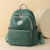 Solid Color Backpack Commuter Women's Nylon Bag Large Capacity Travel Bag