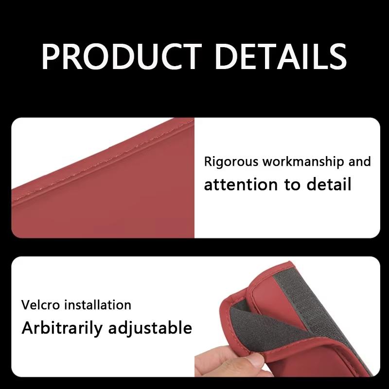 OPDFR1 For Alfa Romeo 147 156 159 MITO Giulietta Giulia Stelvio Car Seat Belt Protect Shoulder Neck Soft Pad Auto Accessories