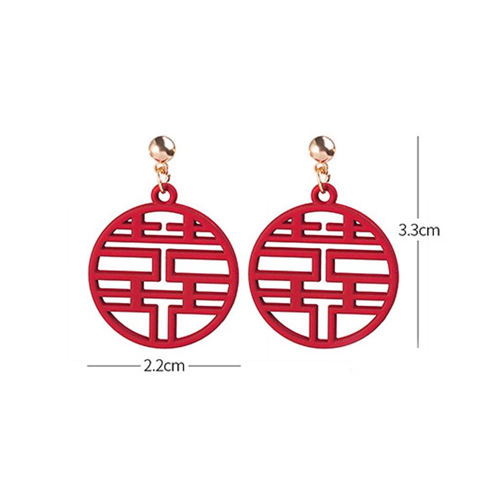 Cute Lucky For You Women Congratulations Earrings New Year Gift Dangle Earrings Fashion Jewelry