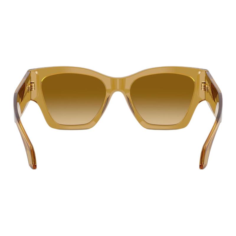 Versace Gradient Design Acetate Irregular Sunglasses Women Yellow 65991979 VE4492U 53472L 53-Black 53